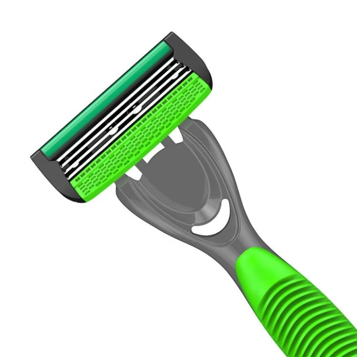 four blade men's disposable razor-2